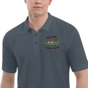 VW Golf GTI Embroidered Men's Polo Shirt