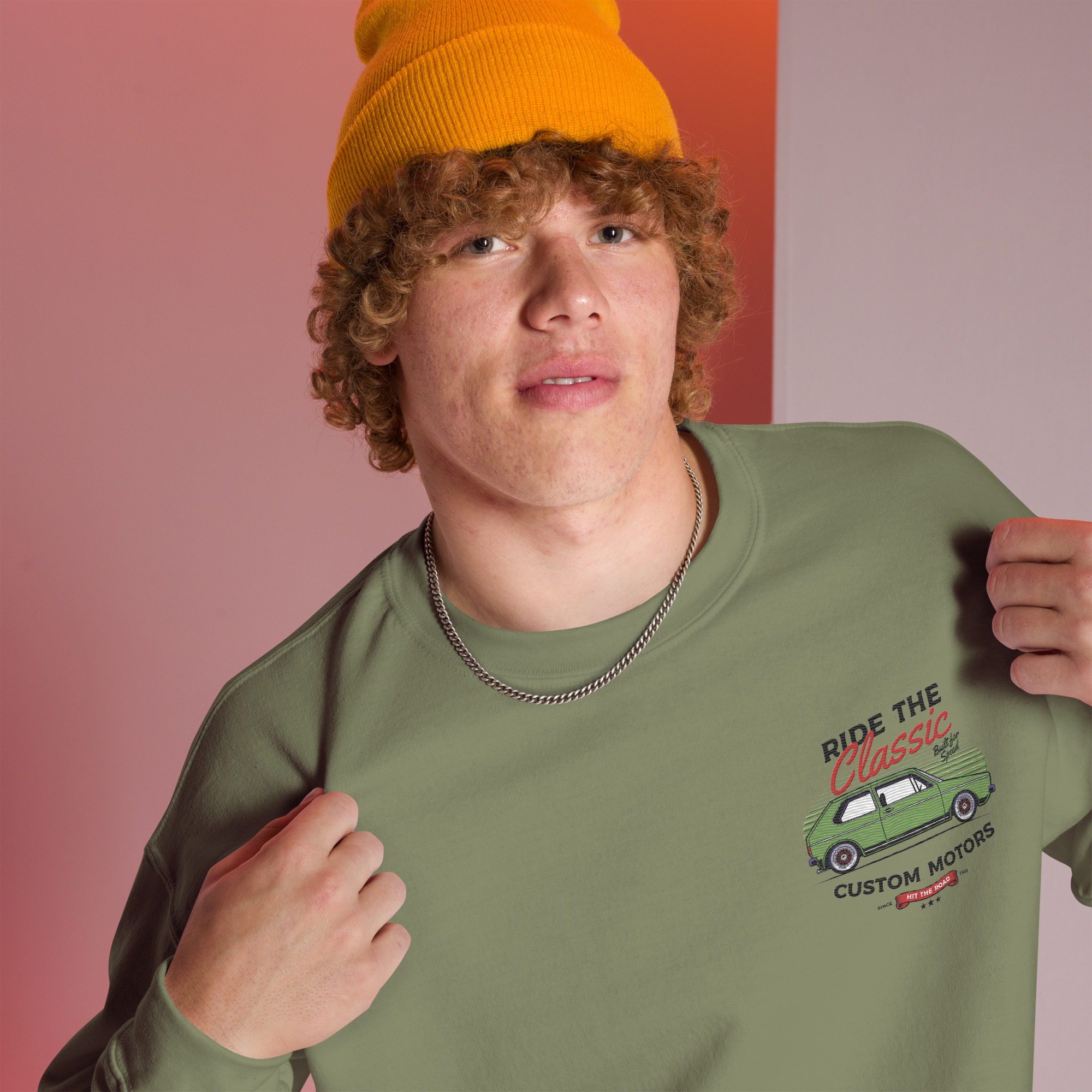 VW Golf GTI Embroidered Unisex Sweatshirt