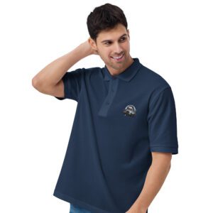 Embroidered Breakdown Truck Men’s Premium Polo Shirt
