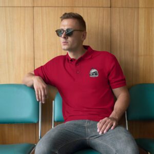 Classic Rock & Race Embroidered Men’s Polo Shirt