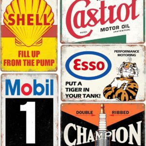 5V Retro Vintage Garage Signs