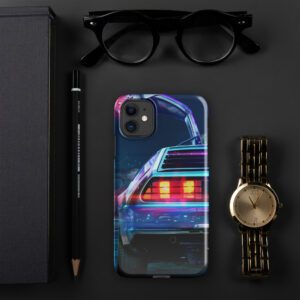 Time Travel in Style: The DeLorean Snap Case for iPhone® – Perfect for Adventure Seekers and Classic Car Lovers
